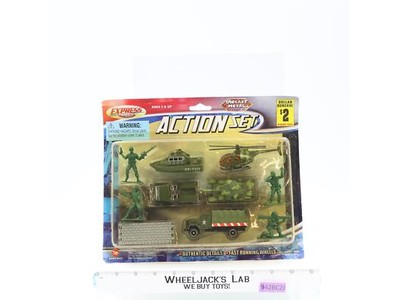 10Pc Action Set Die-Cast & Plastic Express Wheels 2005 Suntoys NEW SEALED