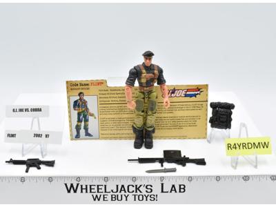 Flint V7 100% Complete G.I. Joe 2002 Hasbro Action Figure