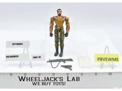 Big Brawler v3 100% Complete G.I. Joe Spy Troops 2003 Hasbro Action Figure