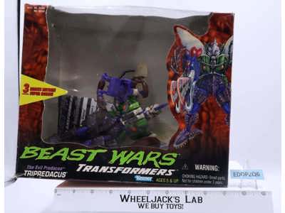 Tripredacus 100% Complete Transformers Beast Wars 1997 Hasbro Action Figure