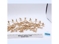 Lot of 60 American Infantrymen WWII 1/35 Scale CTS Tim-Mee Toy Soldiers Figures