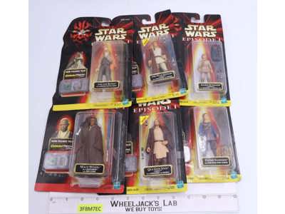Lot of 6 Star Wars Episode 1 Action Figures NEW SEALED Jar Jar Padme Anakin