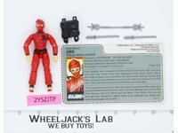 Jinx V1 RED BACK CARD 100% Complete 1987 G.I. Joe Hasbro Vintage Action Figure