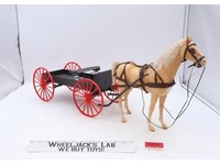 Buckboard Wagon w/ Horse Best of the West Johnny West Marx Action Figure Vehicle