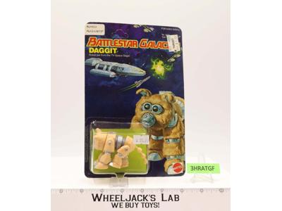 Daggit Robot Pet Battlestar Galactica 1978 Mattel MOSC UNPUNCHED Vintage Figure