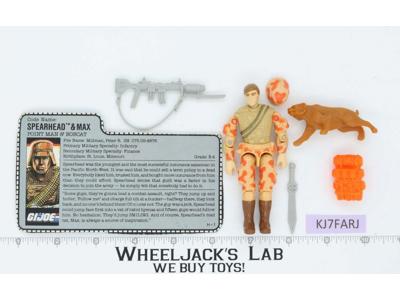 Spearhead & Max V1 100% Complete G.I. Joe 1988 Hasbro Vintage Action Figure
