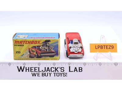Big Banger No. 26 Lesney Superfast Matchbox 1972 W/Box England Vintage
