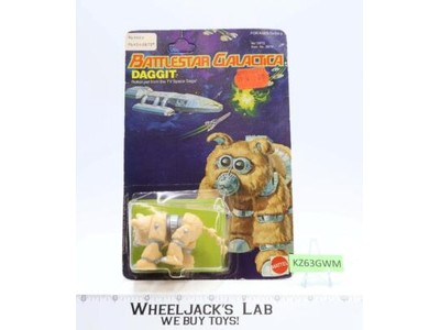 Daggit Robot Pet Battlestar Galactica 1978 Mattel MOSC UNPUNCHED Vintage Figure