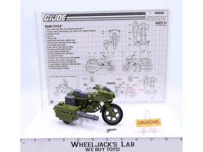 Ram Cycle 100% Complete G.I. Joe 25th Anniv. 2008 Hasbro Action Figure Vehicle