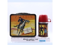 Paladin Tin Lunch Box 1960 Aladdin Industries Vintage w/ THERMOS