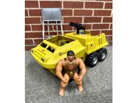 Big Trapper Adventure Team GI Joe 1976 Hasbro 12" Action Figure Vehicle