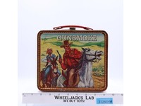 Gunsmoke Tin Lunch Box 1973 Aladdin Industries Vintage No Thermos