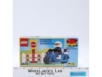 #2673 Preschool Motorcycle Patrol 1997 LEGO Duplo NEW MISB SEALED