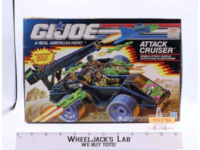 Attack Cruiser GI Joe 1990 Hasbro Action Figure Vehicle NEW MIB