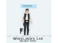 Han Solo BIG HEAD 100% Complete Star Wars 1977 Kenner Action Figure NO REPRO