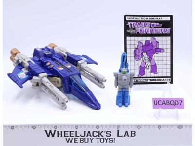Targetmaster Triggerhappy 100% Complete Vintage Hasbro 1987 G1 Transformers