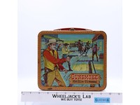 Gunsmoke Matt Dillon Tin Lunch Box 1959 Aladdin Industries Vintage No Thermos