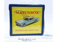 Matchbox Carry Case W/ 18 Cars 1978 Lesney Collector Mini Storage Case