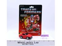 Chase 100% Complete W/CARDBACK & BUBBLE NR MINT G1 Transformers Vintage