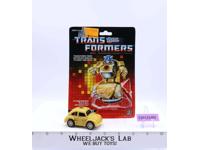 Goldbug 100% Complete W/CARDBACK & BUBBLE NR MINT G1 Transformers Vintage