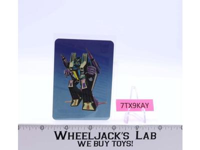 Skywarp Card 101 Variant Color 1985 G1 Transformers Action Trading Cards