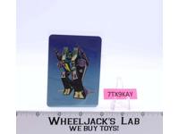 Skywarp Card 101 Variant Color 1985 G1 Transformers Action Trading Cards
