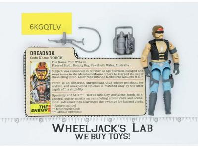 Torch V1 100% Complete G.I. Joe 1985 Hasbro Vintage Action Figure