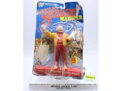 Freddie Blassie 1986 WWF LJN Titan Sports 8" W/Packaging & Poster 1985 Vintage