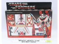 Jetfire 100% Complete W/ Box 1985 G1 Transformers Vintage Hasbro Action Figure