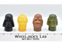 Lot of 4 Empty Candy Dispensers Star Wars Empire Strikes Back 1980's