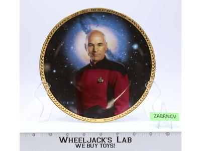 Capt Jean-Luc Picard The Next Gen Plate Star Trek 1993 Hamilton Collection