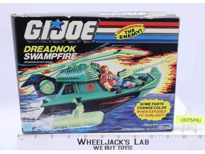Dreadnok Swampfire 100% Complete W/Box GI Joe 1986 Hasbro Action Figure Vehicle