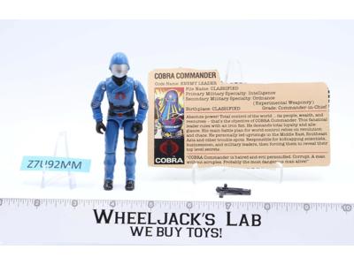 Cobra Commander V1.5 MAIL AWAY 100% Complete 1983 G.I. Joe Vintage Hasbro Figure