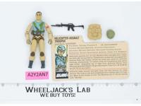 Airborne V1 RED CARD BACK 100% Complete G.I. Joe 1983 Hasbro Vintage Figure