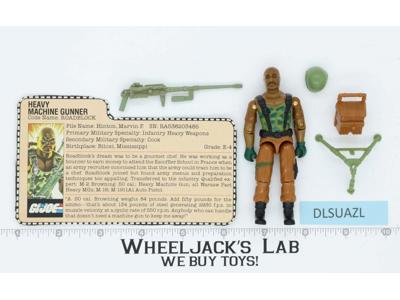 Road Block V1 100% Complete 1984 G.I. Joe Hasbro Vintage Action Figure