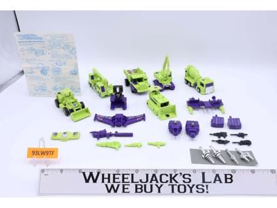 Devastator 100% Complete Vintage 1984 G1 Transformers Hasbro Action Figure