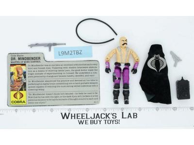 Dr. Mindbender V1 100% Complete G.I. Joe 1986 Hasbro Vintage Action Figure