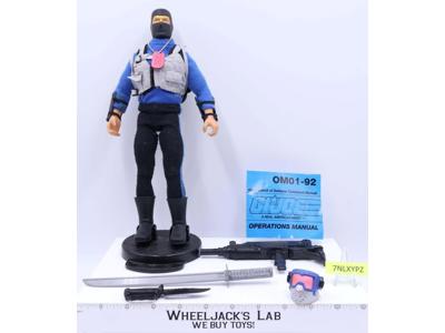 Snake Eyes 100% Complete G.I. Joe 1992 Hasbro Vintage 12" Action Figure