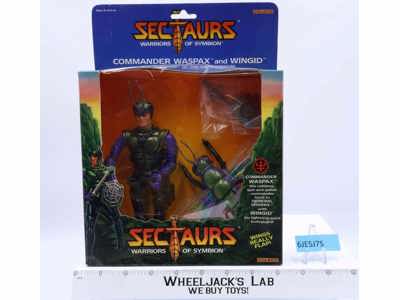 Commander Waspax & Wingid Sectaurs Warriors of Symbion 1984 Coleco MISB SEALED