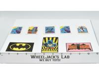 Batman DC Comics Vintage 1980's Collectible Stickers Lot of 8