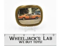 Dukes Of Hazzard General Lee Metal Belt Buckle 1981 Warner Bros Vintage