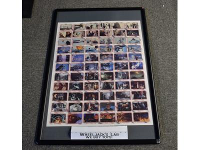 Poster of Top Card Images NOT FRAMED Star Wars ESB 1980 Kenner 28x22