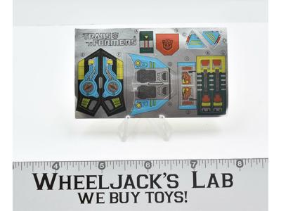 Grand Maximus Headmaster C-311 Cerebros Sticker Sheet Takara G1 Transformers