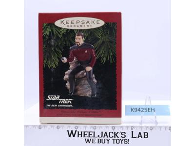 Commander William J. Riker Star Trek MIB Keepsake Ornament 1996 Hallmark