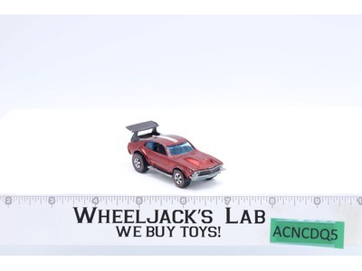 Mighty Maverick Red w/ Wing 1969 1970 Redline Hot Wheels Mattel Vintage RL HK