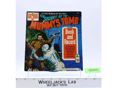 The Secret of the Mummy's Tomb GI Joe Book & Record Set 1973 Peter Pan