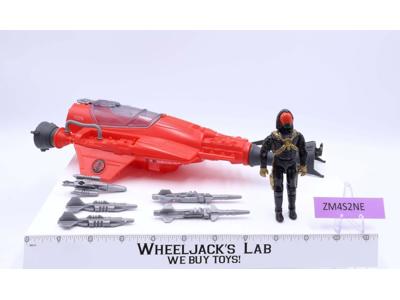 Stellar Stiletto 100% Complete 1988 GI Joe Cobra Hasbro Action Figure Vehicle