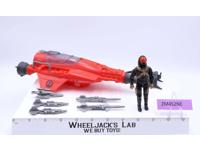 Stellar Stiletto 100% Complete 1988 GI Joe Cobra Hasbro Action Figure Vehicle