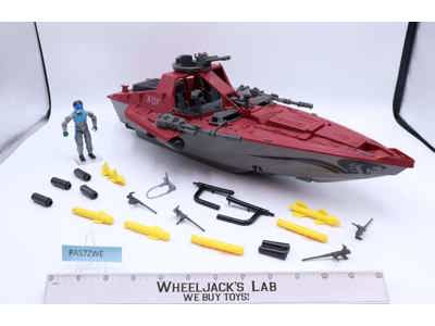 Cobra Moray Hydrofoil W/Driver G.I. Joe 1985 Hasbro Action Figure Vehicle