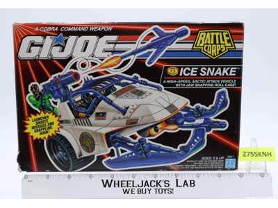 Ice Snake Arctic Attack Vehicle 100% Complete W/Box GI Joe 1992 Action Figure